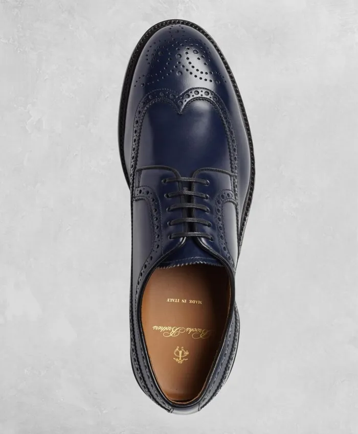 Brooks Brothers Dress and Casual Shoes Golden Fleece Wingtips Navy 8211 Men Brooks Brothers Dress and Casual Shoes Golden Fleece Wingtips Navy 8211 Men