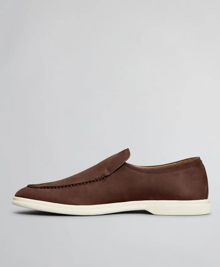 Brooks Brothers Dress and Casual Shoes The Brooks Brothers Voyager 1 Shoe 8211 Nubuck Brown 8211 Men Brooks Brothers Dress and Casual Shoes The Brooks Brothers Voyager 1 Shoe 8211 Nubuck Brown 8211 Men