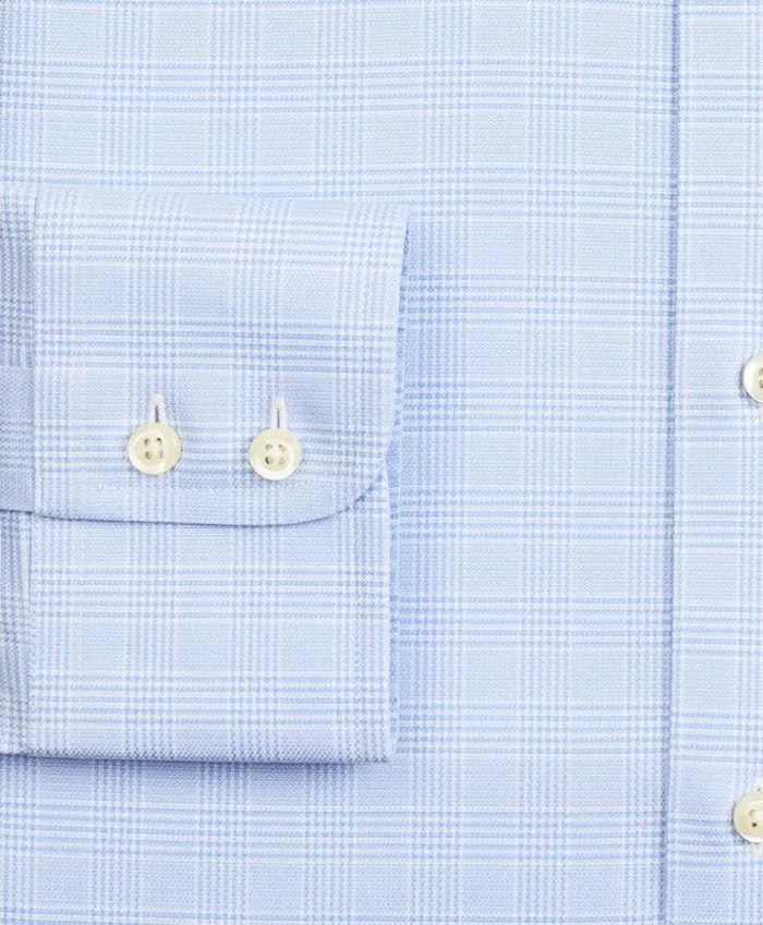 Brooks Brothers Dress Shirts Stretch Regent Fitted Dress Shirt NonIron Royal Oxford Ainsley Collar Glen Plaid Light Blue 8211 Men Brooks Brothers Dress Shirts Stretch Regent Fitted Dress Shirt NonIron Royal Oxford Ainsley Collar Glen Plaid Light Blue 8211 Men