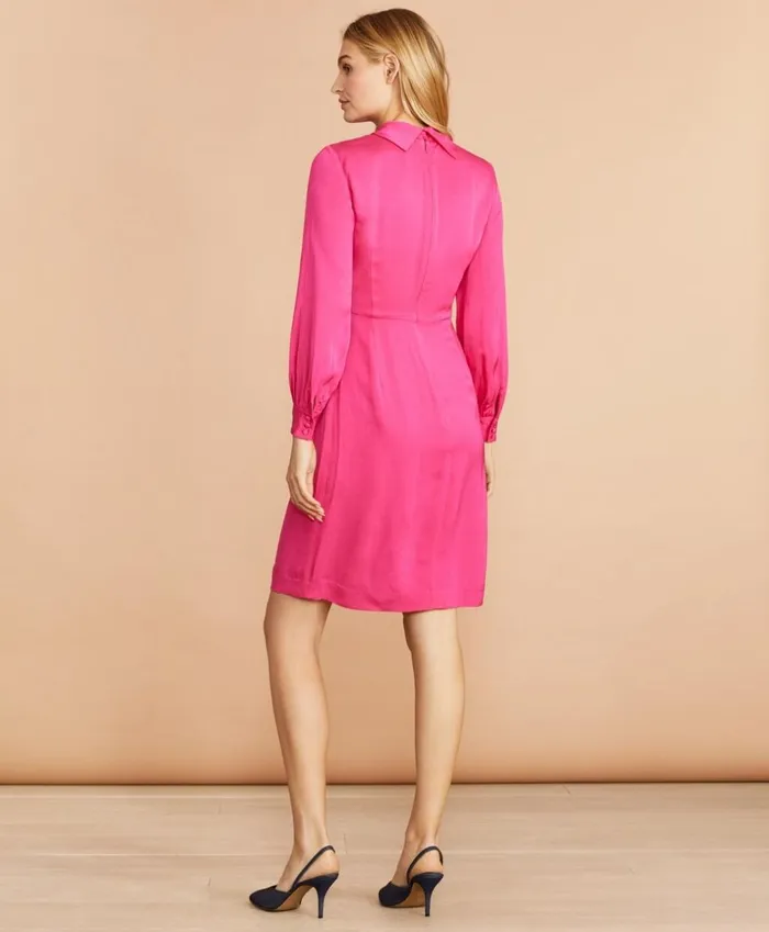 Brooks Brothers Dresses Mockneck Dress Pink 8211 Women