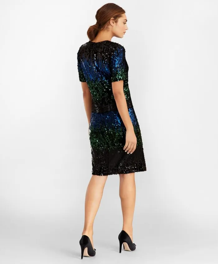 Brooks Brothers Dresses Ombre Sequin Shift Dress Blackmulti 8211 Women Brooks Brothers Dresses Ombre Sequin Shift Dress Blackmulti 8211 Women