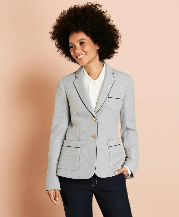Brooks Brothers Jackets Rowing Blazer Light Grey 8211 Women