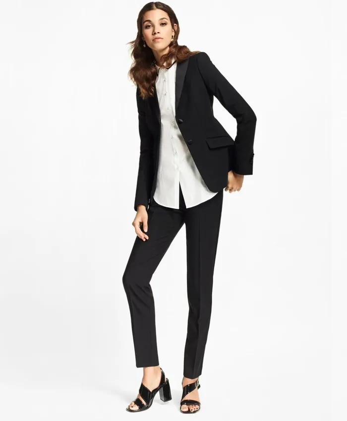 Brooks Brothers Jackets StretchWool Crepe Tuxedo Jacket Black 8211 Women Brooks Brothers Jackets StretchWool Crepe Tuxedo Jacket Black 8211 Women