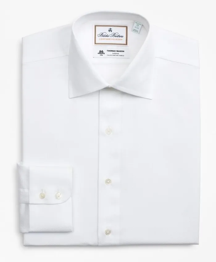 Brooks Brothers Luxury Shirts Luxury Collection Milano SlimFit Dress Shirt Franklin Spread Collar Pique White 8211 Men Brooks Brothers Luxury Shirts Luxury Collection Milano SlimFit Dress Shirt Franklin Spread Collar Pique White 8211 Men