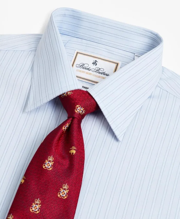 Brooks Brothers Luxury Shirts Luxury Collection Regent Fitted Dress Shirt Franklin Spread Collar Textured Stripe Light Blue 8211 Men Brooks Brothers Luxury Shirts Luxury Collection Regent Fitted Dress Shirt Franklin Spread Collar Textured Stripe Light Blue 8211 Men