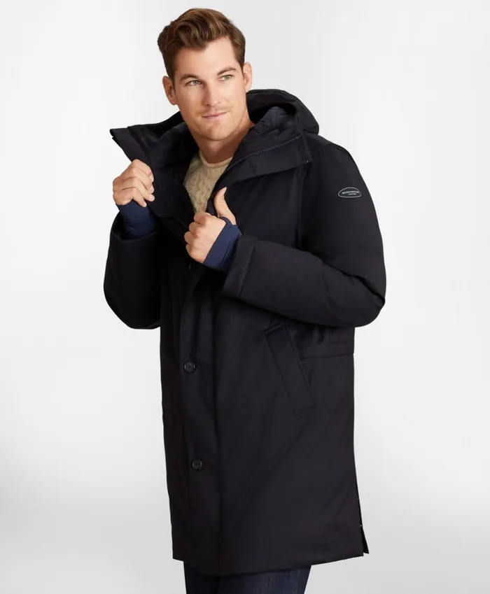 Brooks Brothers Outerwear Polar Series Waterproof Wool Parka Navy 8211 Men Brooks Brothers Outerwear Polar Series Waterproof Wool Parka Navy 8211 Men