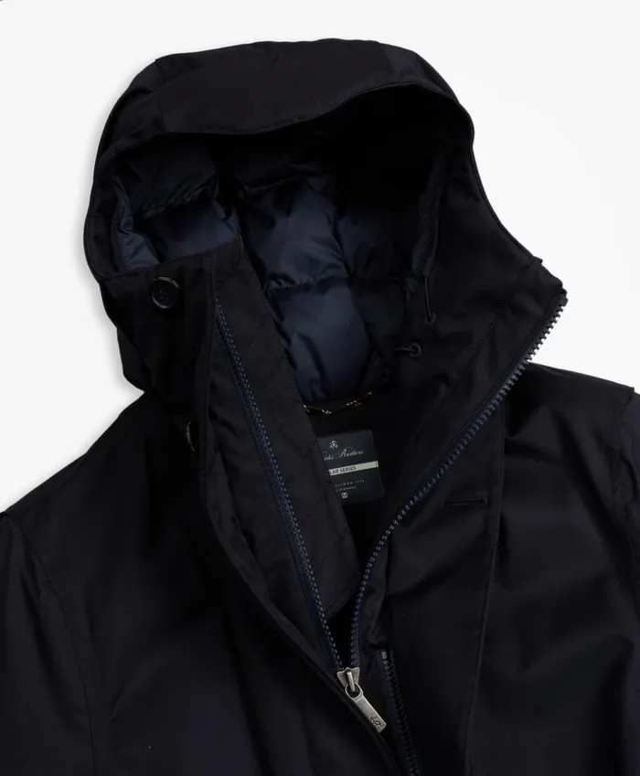 Brooks Brothers Outerwear Polar Series Waterproof Wool Parka Navy 8211 Men Brooks Brothers Outerwear Polar Series Waterproof Wool Parka Navy 8211 Men