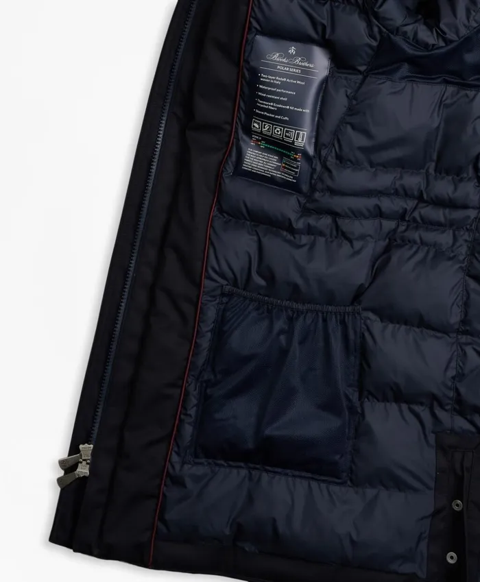 Brooks Brothers Outerwear Polar Series Waterproof Wool Parka Navy 8211 Men Brooks Brothers Outerwear Polar Series Waterproof Wool Parka Navy 8211 Men