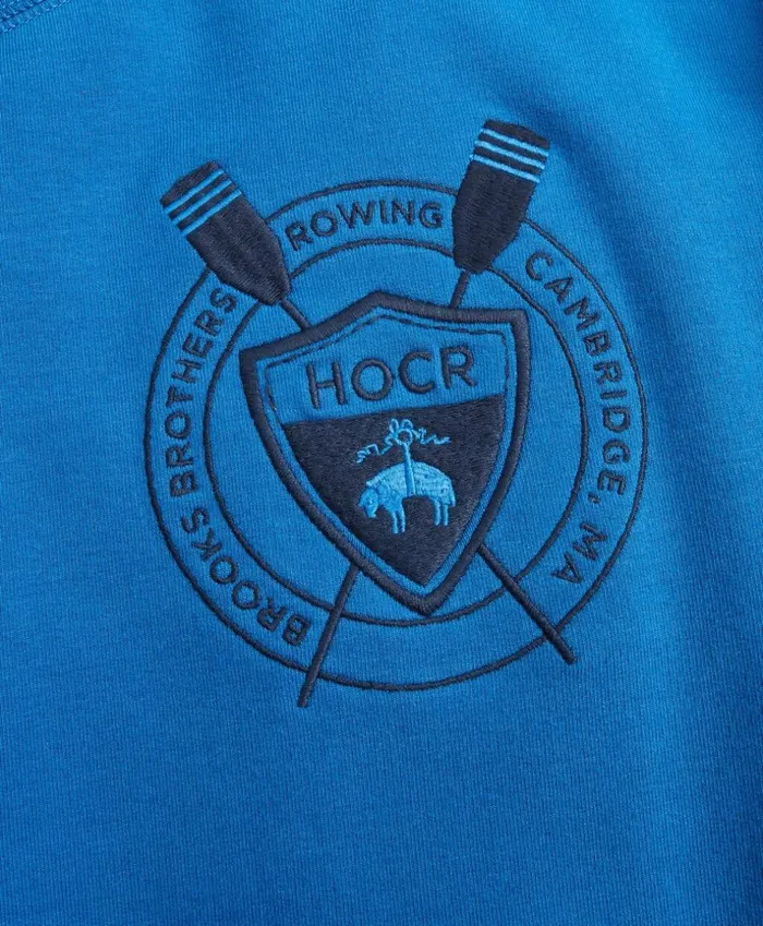 Brooks Brothers Polos and TShirts Head Of The Charles Regatta French Terry Lightweight Sweatshirt Blue 8211 Men