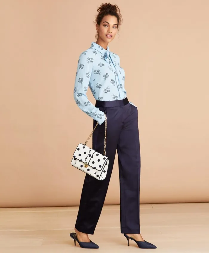 Brooks Brothers Shirts and Tops FloralPrint BowNeck Crepe Shirt Light Blue 8211 Women Brooks Brothers Shirts and Tops FloralPrint BowNeck Crepe Shirt Light Blue 8211 Women