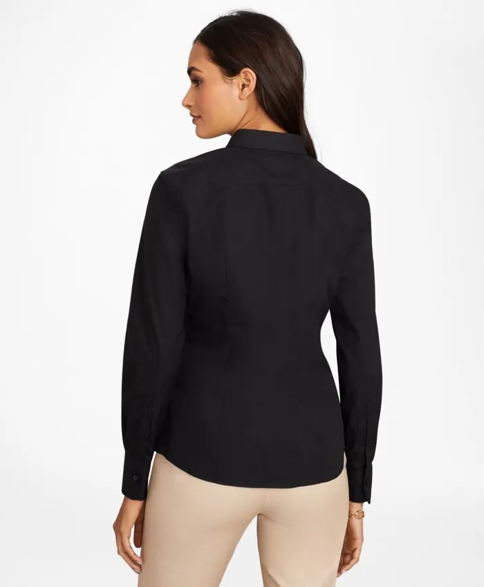 Brooks Brothers Shirts and Tops NonIron Fitted Dress Shirt Black 8211 Women Brooks Brothers Shirts and Tops NonIron Fitted Dress Shirt Black 8211 Women