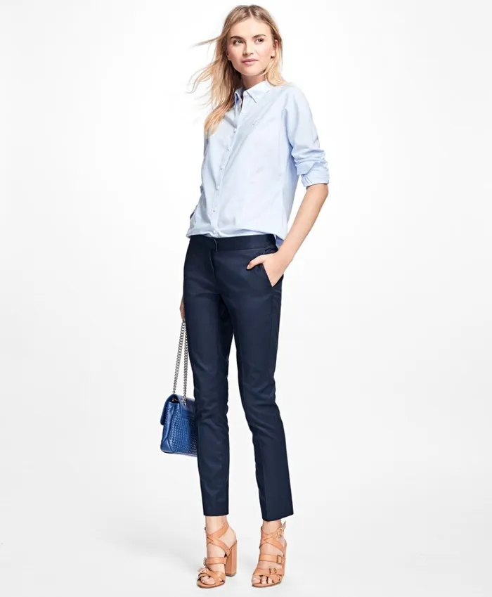 Brooks Brothers Shirts and Tops NonIron TailoredFit Supima Cotton Dress Shirt Light Blue 8211 Women Brooks Brothers Shirts and Tops NonIron TailoredFit Supima Cotton Dress Shirt Light Blue 8211 Women