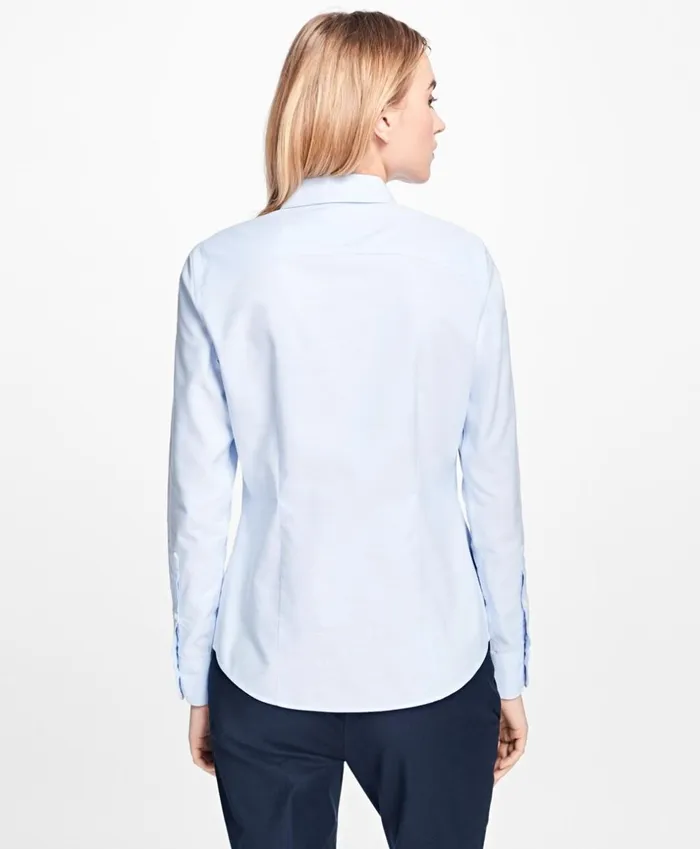 Brooks Brothers Shirts and Tops NonIron TailoredFit Supima Cotton Dress Shirt Light Blue 8211 Women Brooks Brothers Shirts and Tops NonIron TailoredFit Supima Cotton Dress Shirt Light Blue 8211 Women