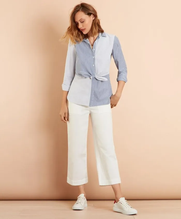Brooks Brothers Shirts and Tops TieFront Fun Shirt Light Blue 8211 Women Brooks Brothers Shirts and Tops TieFront Fun Shirt Light Blue 8211 Women