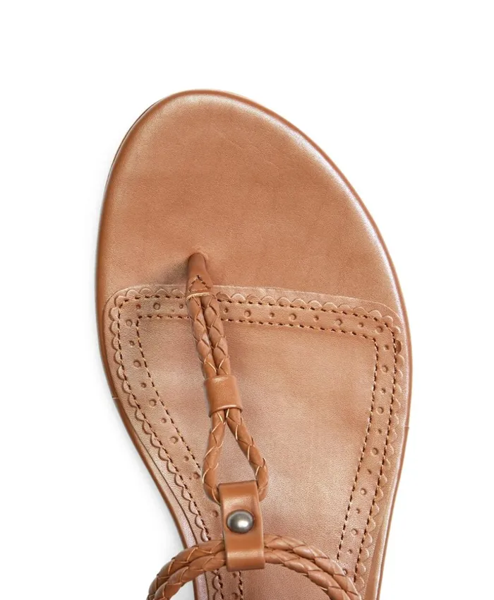 Brooks Brothers Shoes and Belts Braided Calfskin Sandals Cognac 8211 Women Brooks Brothers Shoes and Belts Braided Calfskin Sandals Cognac 8211 Women