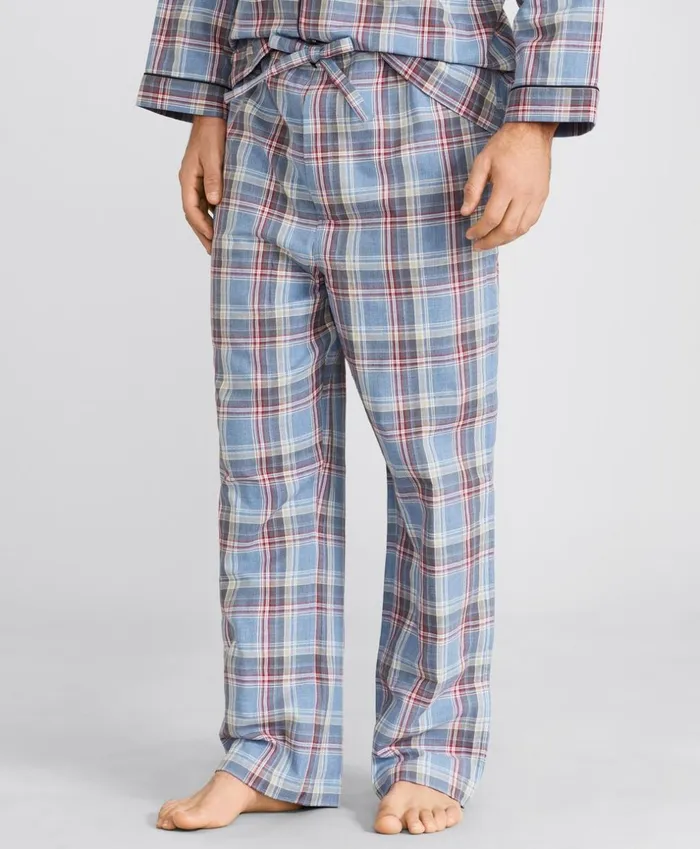 Brooks Brothers Sleepwear DoubleWeave Plaid Pajamas Navy 8211 Men Brooks Brothers Sleepwear DoubleWeave Plaid Pajamas Navy 8211 Men