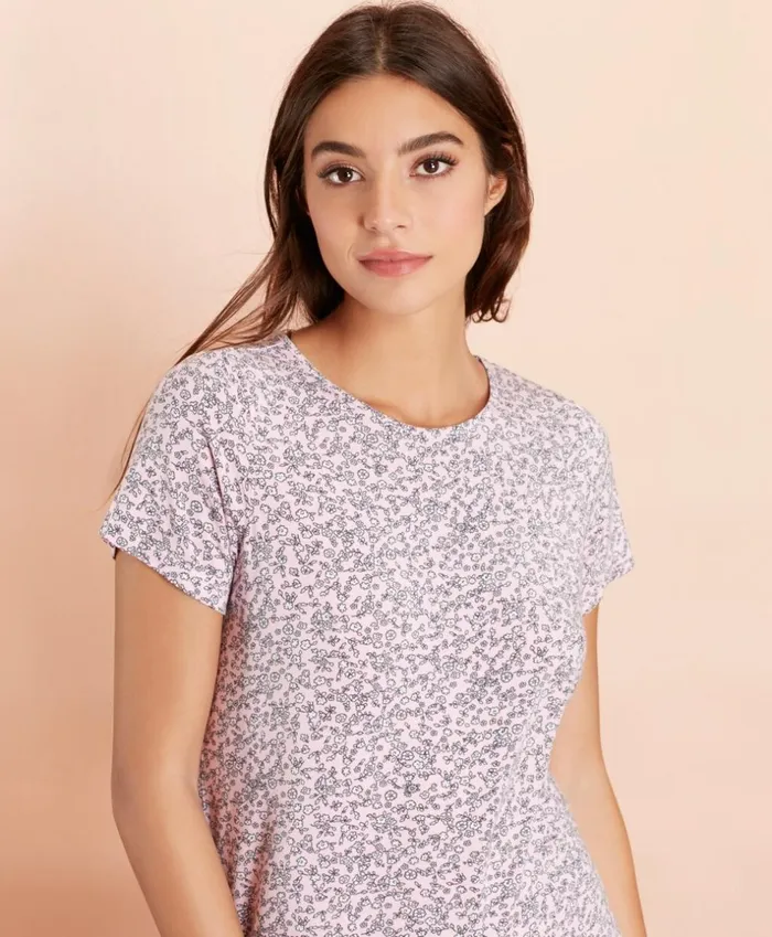 Brooks Brothers Sleepwear FloralPrint Jersey Pajama Set Pink 8211 Women Brooks Brothers Sleepwear FloralPrint Jersey Pajama Set Pink 8211 Women