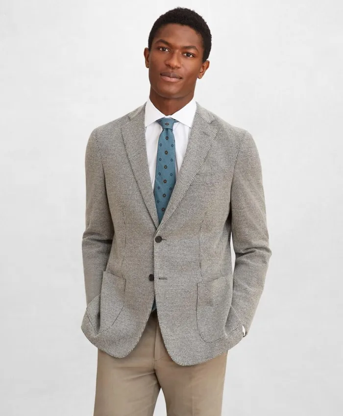 Brooks Brothers Sport Coats and Vests Golden Fleece BrooksCloud Houndstooth Sport Coat Grey 8211 Men Brooks Brothers Sport Coats and Vests Golden Fleece BrooksCloud Houndstooth Sport Coat Grey 8211 Men