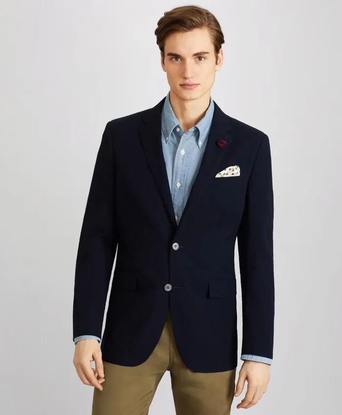 Brooks Brothers Sport Coats and Vests Milano Fit Seersucker Sport Coat Navy 8211 Men Brooks Brothers Sport Coats and Vests Milano Fit Seersucker Sport Coat Navy 8211 Men