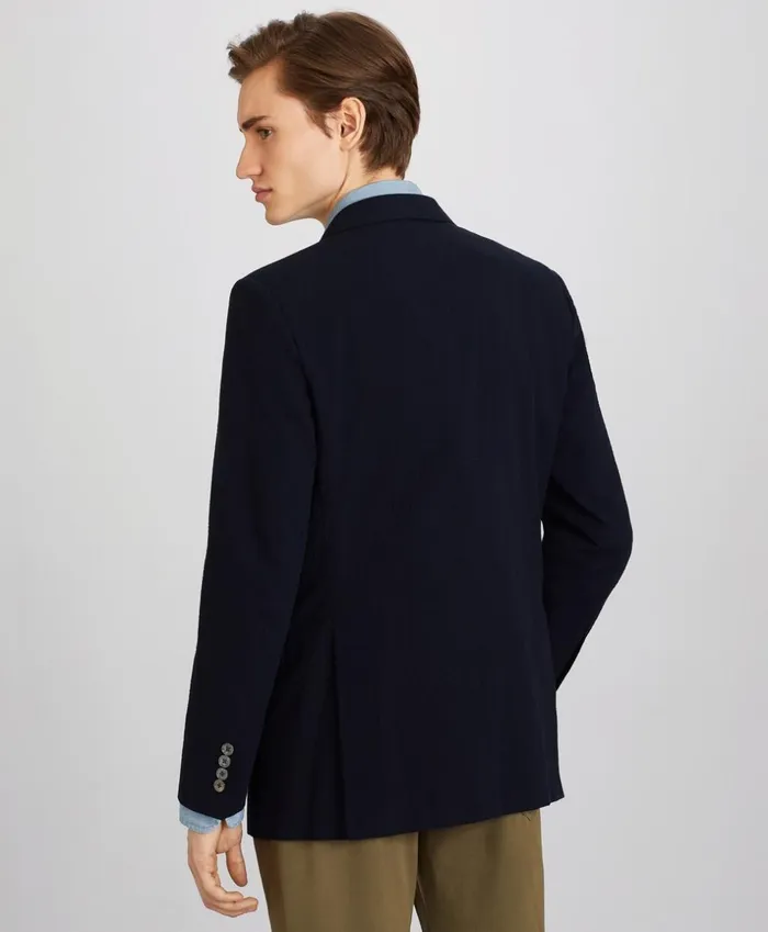 Brooks Brothers Sport Coats and Vests Milano Fit Seersucker Sport Coat Navy 8211 Men Brooks Brothers Sport Coats and Vests Milano Fit Seersucker Sport Coat Navy 8211 Men