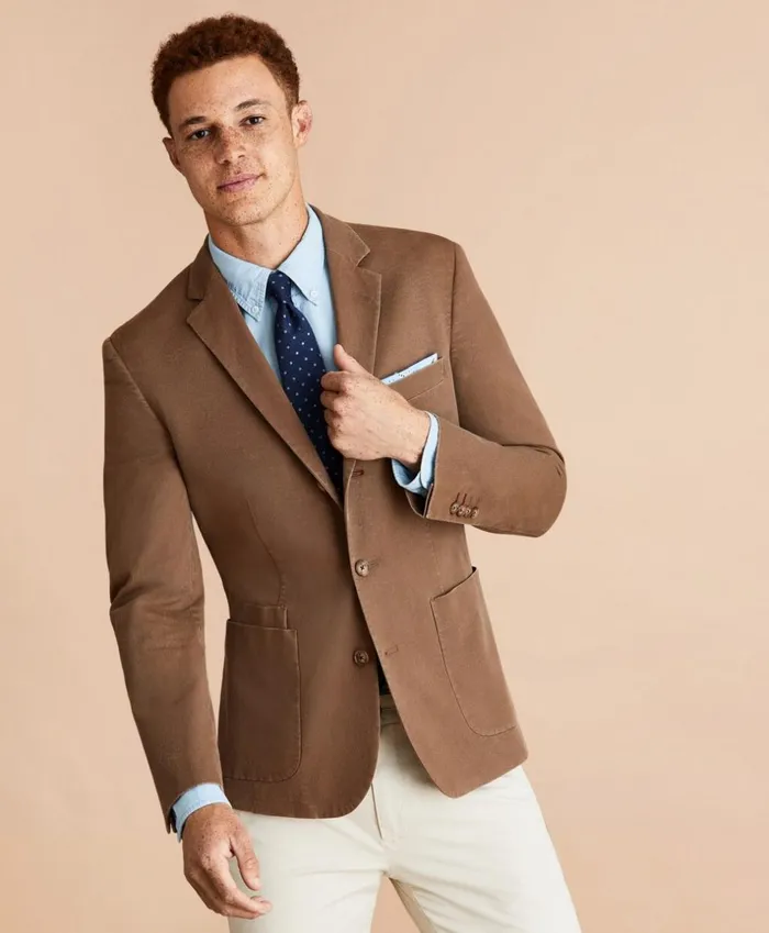 Brooks Brothers Sport Coats and Vests Stretch Cotton ThreeButton Sport Coat Brown 8211 Men Brooks Brothers Sport Coats and Vests Stretch Cotton ThreeButton Sport Coat Brown 8211 Men