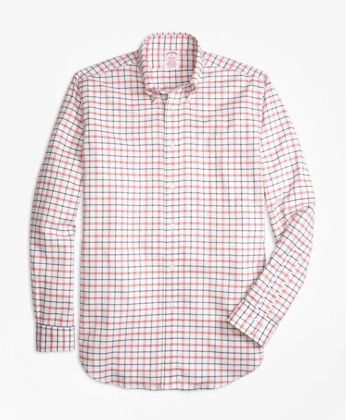Brooks Brothers Sport Shirts Madison Fit Oxford Large Check Sport Shirt White Multi 8211 Men Brooks Brothers Sport Shirts Madison Fit Oxford Large Check Sport Shirt White Multi 8211 Men