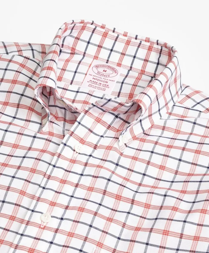 Brooks Brothers Sport Shirts Madison Fit Oxford Large Check Sport Shirt White Multi 8211 Men Brooks Brothers Sport Shirts Madison Fit Oxford Large Check Sport Shirt White Multi 8211 Men