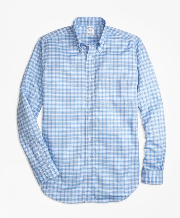 Brooks Brothers Sport Shirts Regent Fit Oxford Check Sport Shirt Blue 8211 Men Brooks Brothers Sport Shirts Regent Fit Oxford Check Sport Shirt Blue 8211 Men