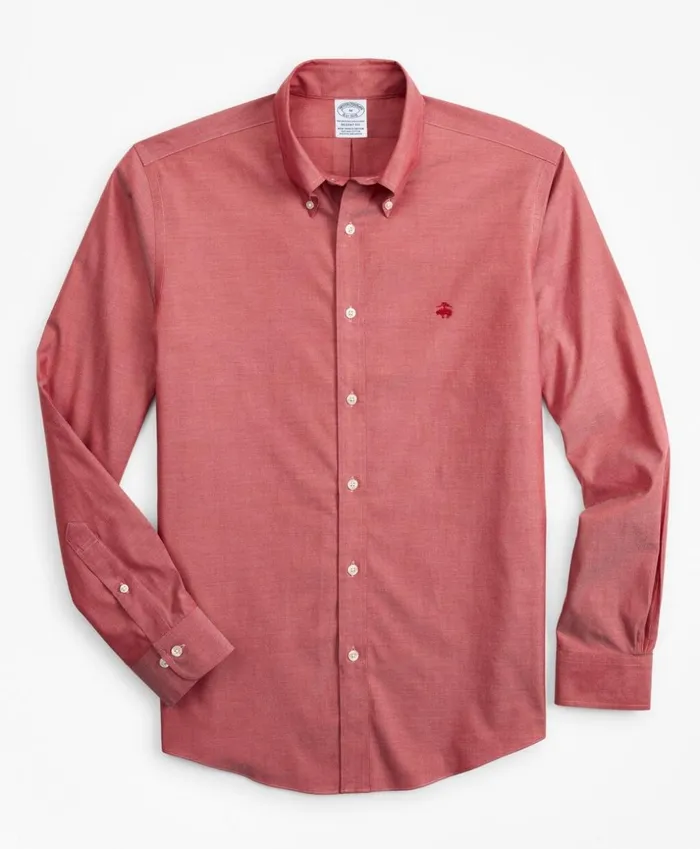 Brooks Brothers Sport Shirts Stretch Regent Fitted Sport Shirt NonIron Red 8211 Men Brooks Brothers Sport Shirts Stretch Regent Fitted Sport Shirt NonIron Red 8211 Men