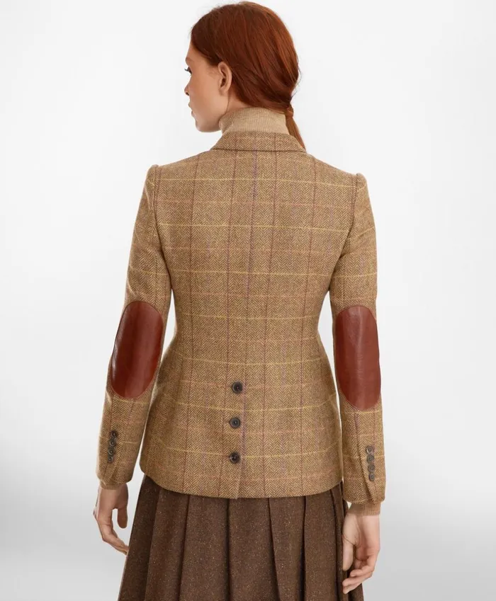 Brooks Brothers Suit Separates Checked Wool Tweed Hacking Jacket Brown 8211 Women Brooks Brothers Suit Separates Checked Wool Tweed Hacking Jacket Brown 8211 Women