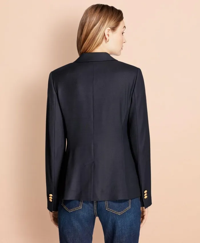 Brooks Brothers Suit Separates Patch Pocket Stretch Wool Blazer Navy 8211 Women Brooks Brothers Suit Separates Patch Pocket Stretch Wool Blazer Navy 8211 Women