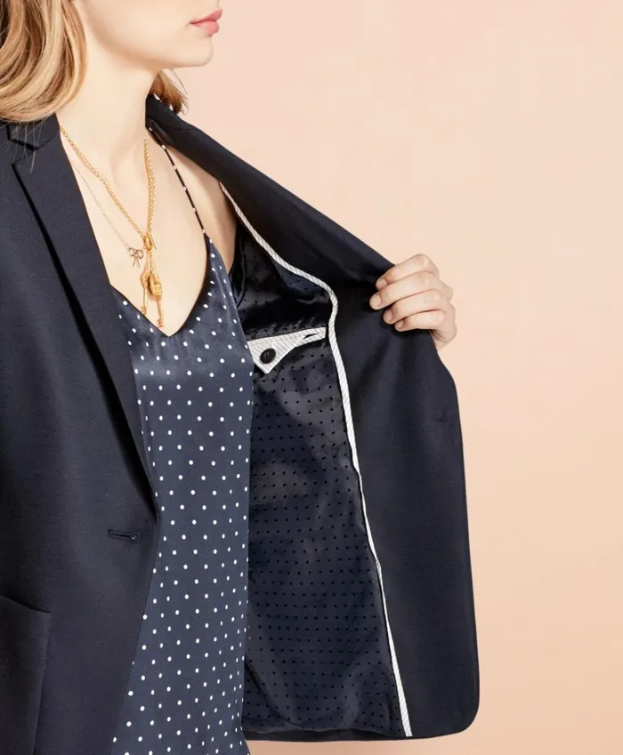 Brooks Brothers Suit Separates Patch Pocket Stretch Wool Blazer Navy 8211 Women Brooks Brothers Suit Separates Patch Pocket Stretch Wool Blazer Navy 8211 Women