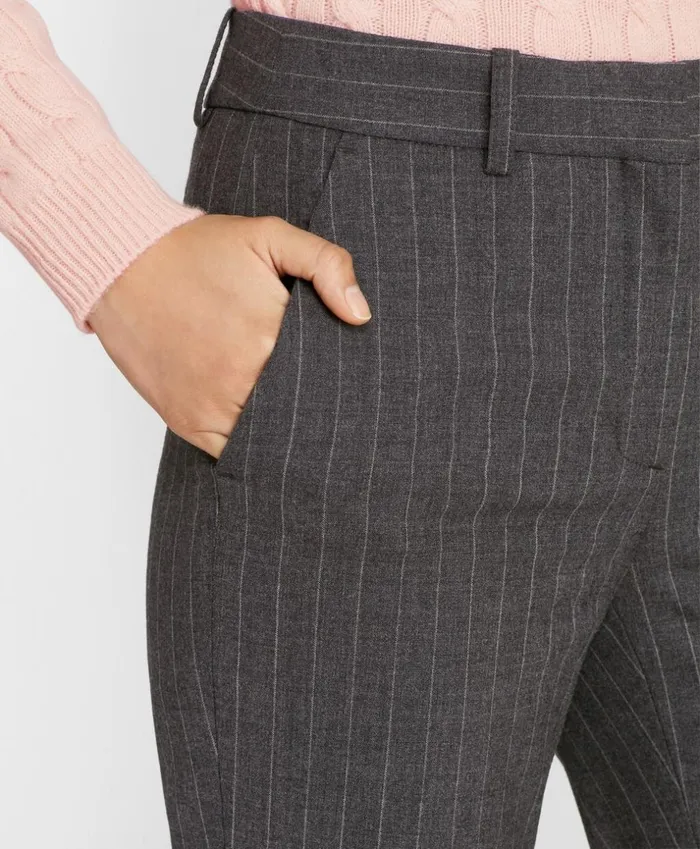 Brooks Brothers Suit Separates Pinstripe Stretch Wool Pants Grey 8211 Women Brooks Brothers Suit Separates Pinstripe Stretch Wool Pants Grey 8211 Women