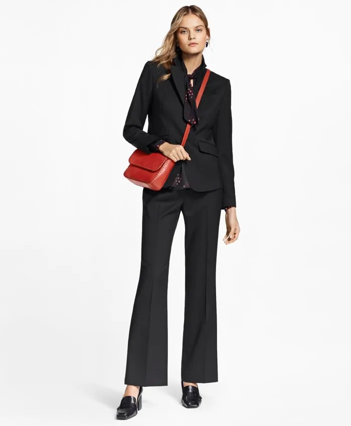 Brooks Brothers Suit Separates Wool WideLeg Pants Black 8211 Women Brooks Brothers Suit Separates Wool WideLeg Pants Black 8211 Women