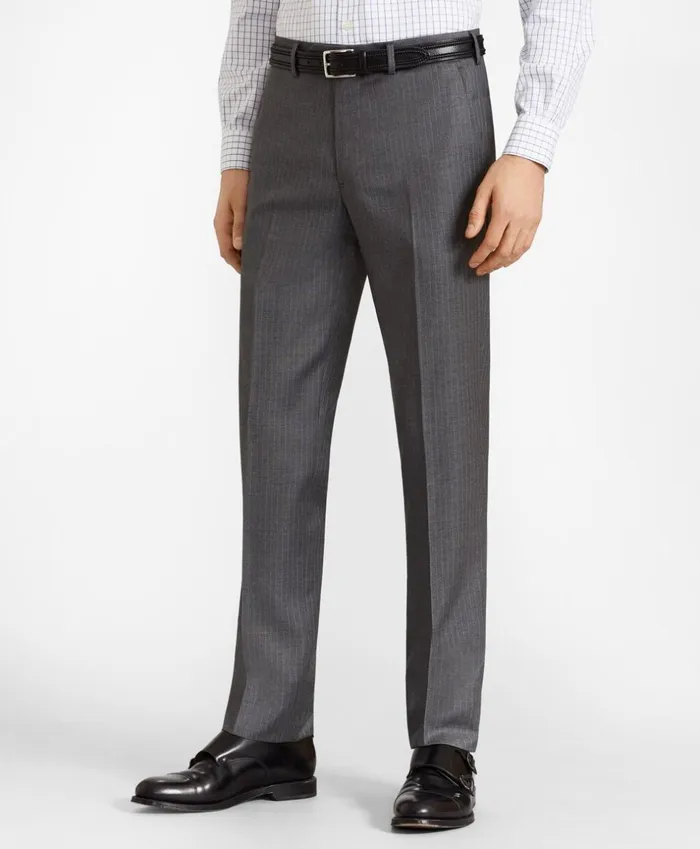 Brooks Brothers Suits Milano Fit TwoButton Stripe 1818 Suit Grey 8211 Men Brooks Brothers Suits Milano Fit TwoButton Stripe 1818 Suit Grey 8211 Men