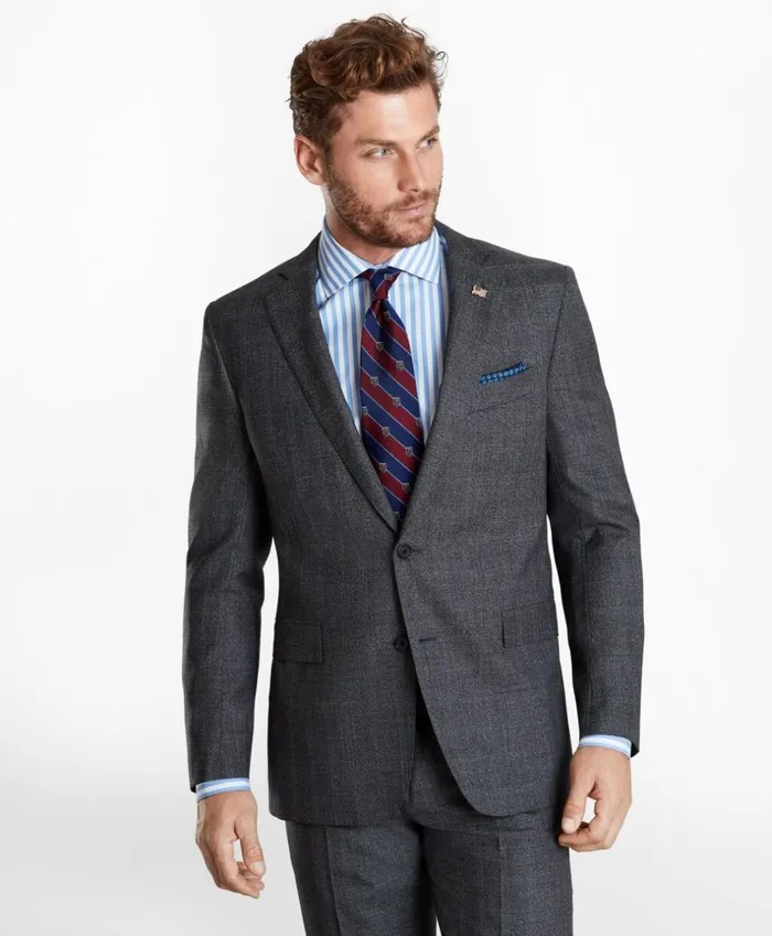 Brooks Brothers Suits Regent Fit Glen Plaid 1818 Suit Grey 8211 Men Brooks Brothers Suits Regent Fit Glen Plaid 1818 Suit Grey 8211 Men