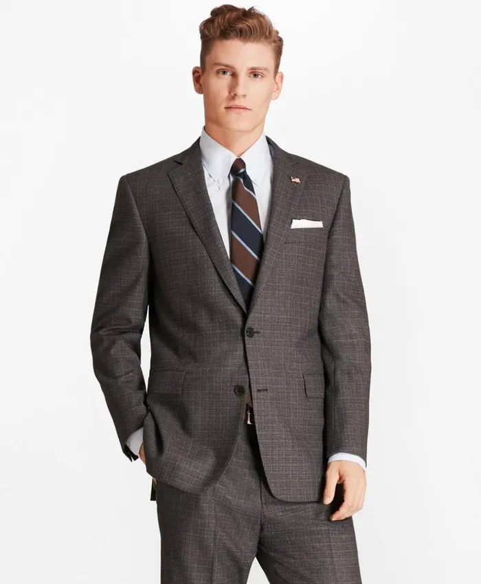 Brooks Brothers Suits Regent Fit Grey 1818 Suit Grey 8211 Men