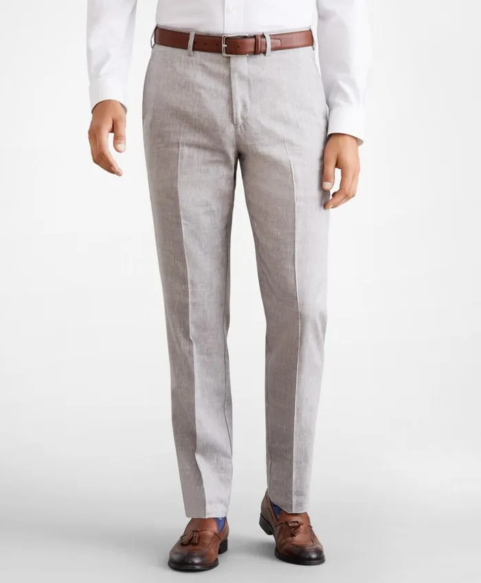 Brooks Brothers Suits Regent Fit Linen Blend 1818 Suit Natural 8211 Men