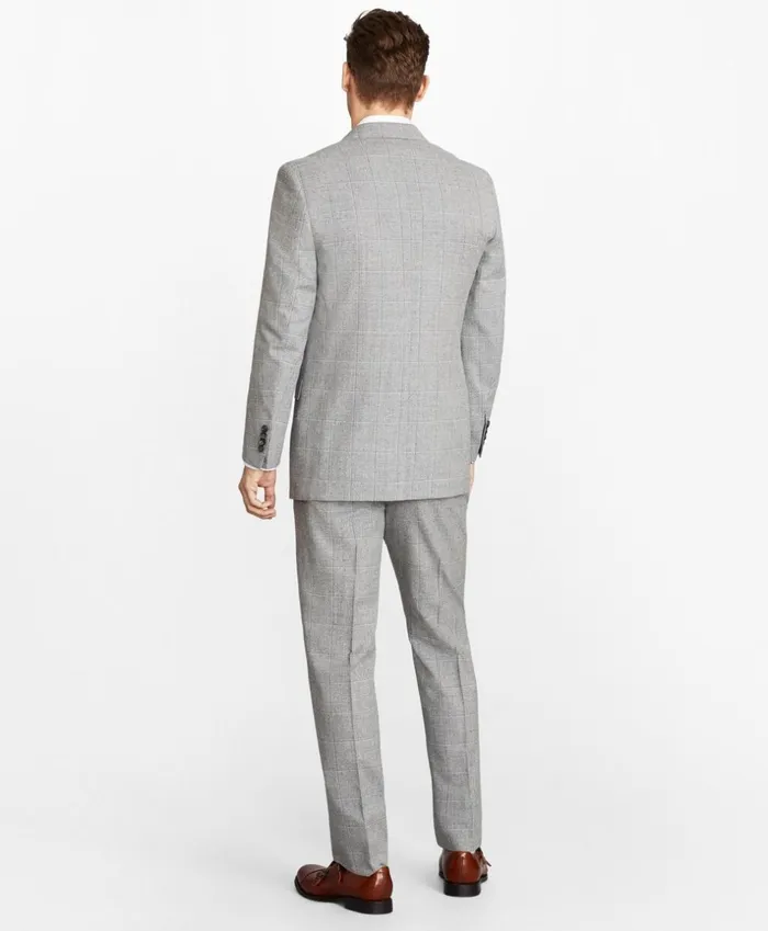 Brooks Brothers Suits Regent Fit MultiPlaid 1818 Suit Grey 8211 Men Brooks Brothers Suits Regent Fit MultiPlaid 1818 Suit Grey 8211 Men