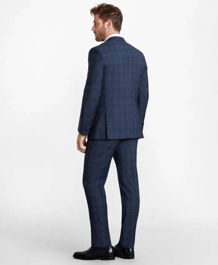 Brooks Brothers Suits Regent Fit Plaid 1818 Suit Dark Blue 8211 Men Brooks Brothers Suits Regent Fit Plaid 1818 Suit Dark Blue 8211 Men