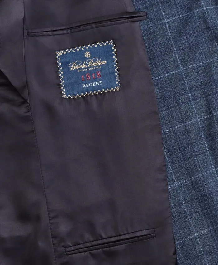 Brooks Brothers Suits Regent Fit Plaid 1818 Suit Dark Blue 8211 Men Brooks Brothers Suits Regent Fit Plaid 1818 Suit Dark Blue 8211 Men