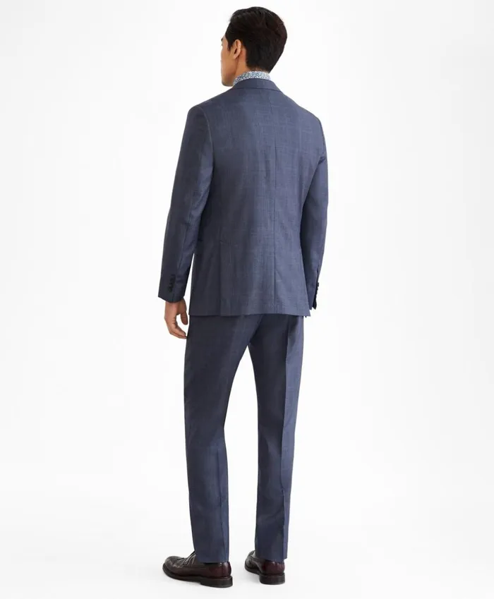 Brooks Brothers Suits Regent Fit TwoButton Plaid 1818 Suit Navy 8211 Men Brooks Brothers Suits Regent Fit TwoButton Plaid 1818 Suit Navy 8211 Men