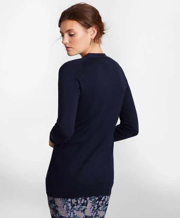 Brooks Brothers Sweaters Supima Cotton Long Cardigan Navy 8211 Women Brooks Brothers Sweaters Supima Cotton Long Cardigan Navy 8211 Women