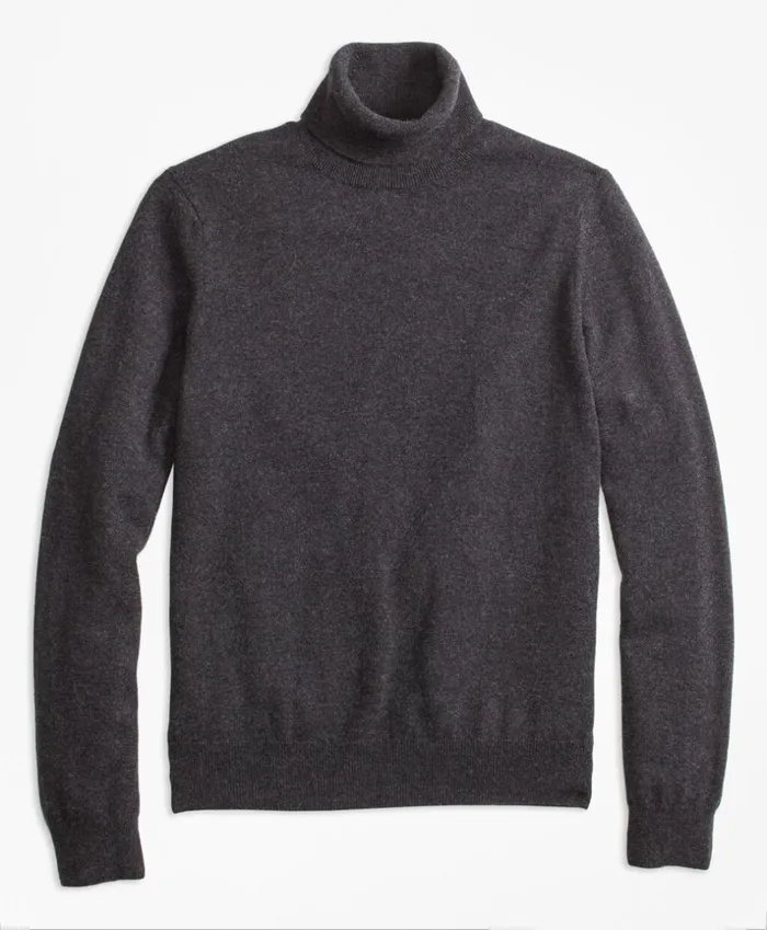 Brooks Brothers Sweaters Turtleneck Cashmere Sweater Charcoal 8211 Men