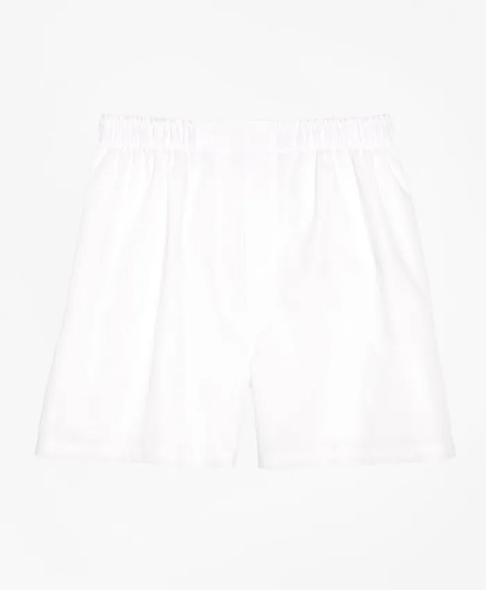 Brooks Brothers Underwear and Socks Traditional Fit Broadcloth Boxers White 8211 Men