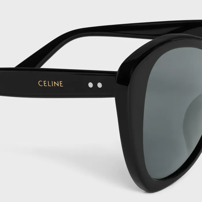 Butterfly S270 Sunglasses In Acetate Black Women CELINE SUNGLASSES Butterfly S270 Sunglasses In Acetate Black Women CELINE SUNGLASSES