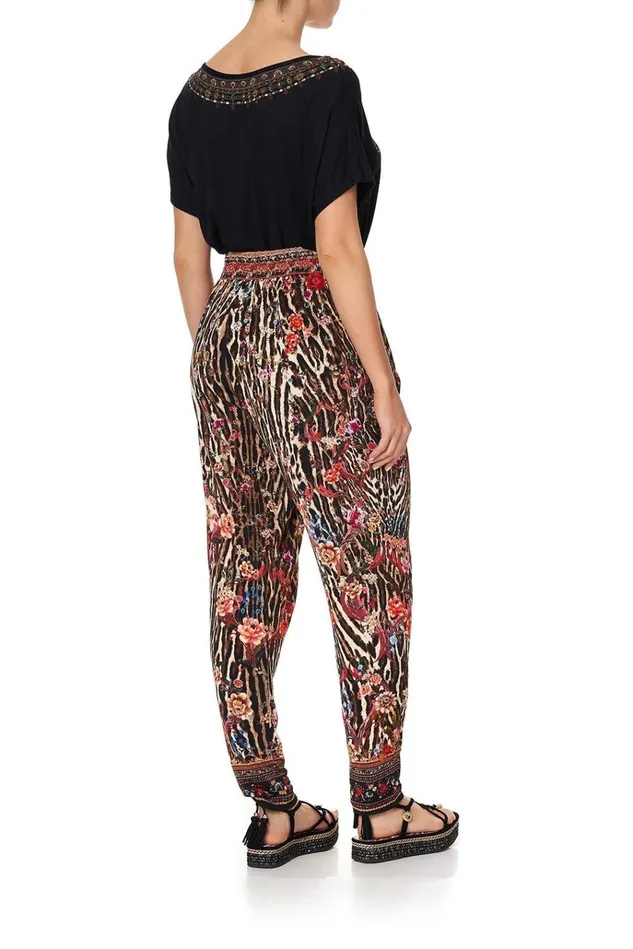 Camilla Extended Sizes Women Harem Pants With Front Pleats Liv A Little