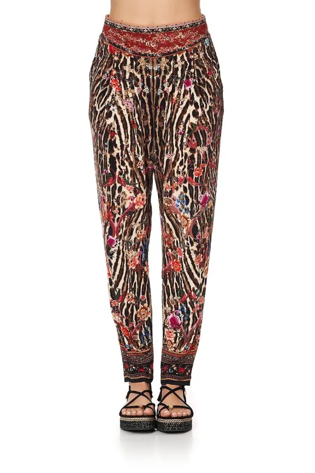 Camilla Extended Sizes Women Harem Pants With Front Pleats Liv A Little