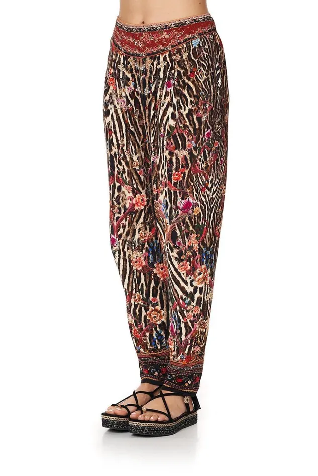 Camilla Extended Sizes Women Harem Pants With Front Pleats Liv A Little