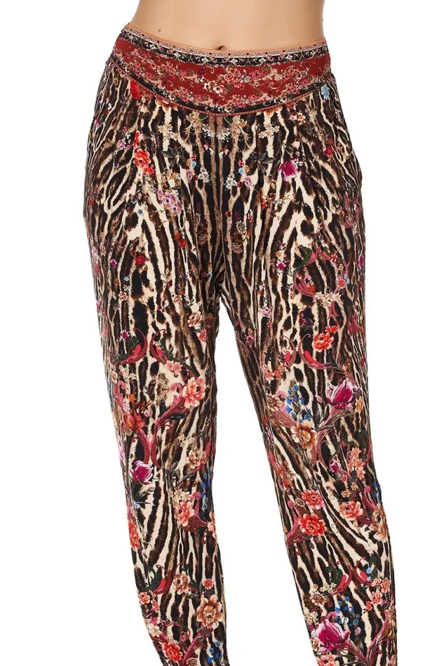 Camilla Extended Sizes Women Harem Pants With Front Pleats Liv A Little